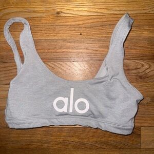 ALO Yoga Gray Sports Bra